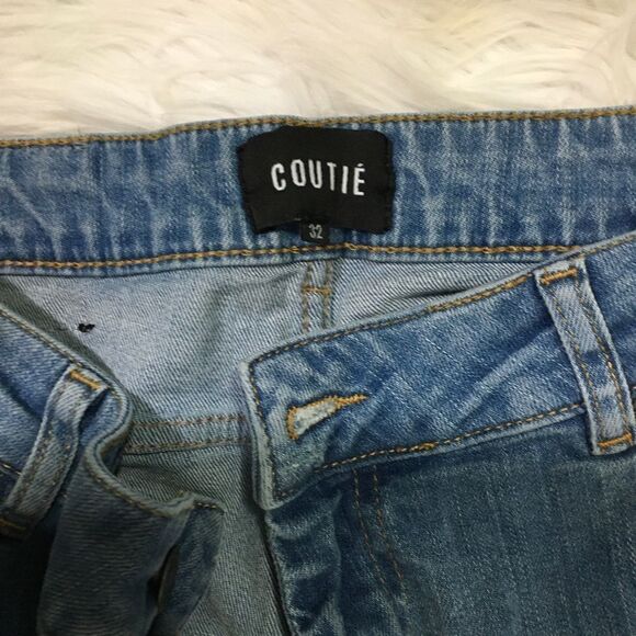 Coutie Light Wash Blue Distressed Classic Jeans 32 - Picture 9 of 9
